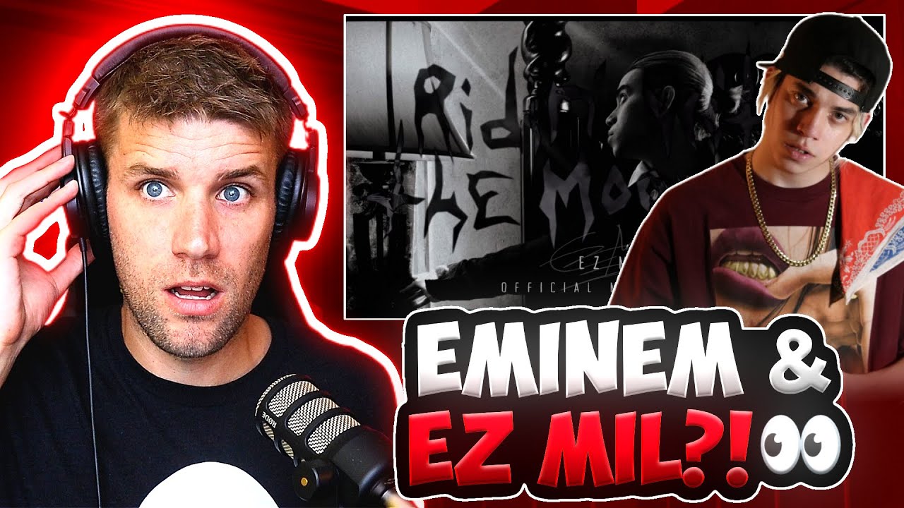NEW EMINEM & EZ MIL IS COMING?! | Rapper Reacts to Ez Mil - Ridin' With The Moonlight