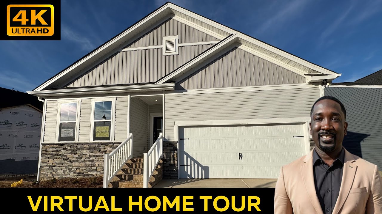 План этажа Джефферсона с подвалом от Stanley Martin Homes