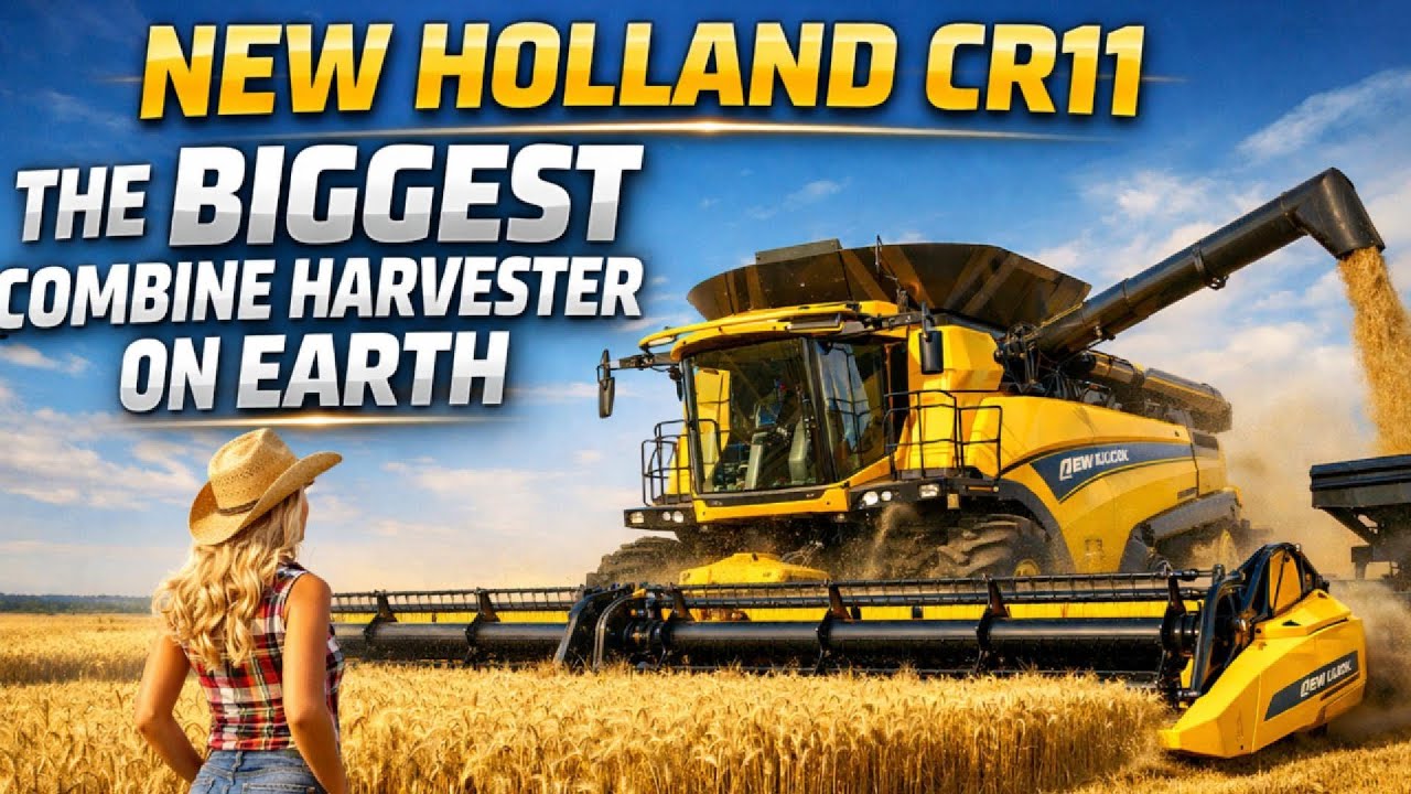 🔥 NEW HOLLAND CR11: 800-сильный монстр, который навсегда изменит сельское хозяйство!