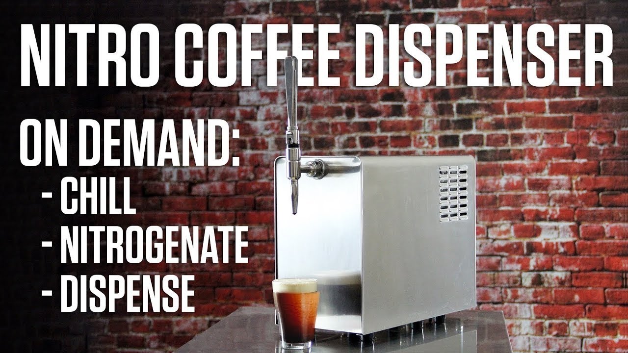 Countertop Nitro Coffee Dispenser That Chills & Nitrogenates