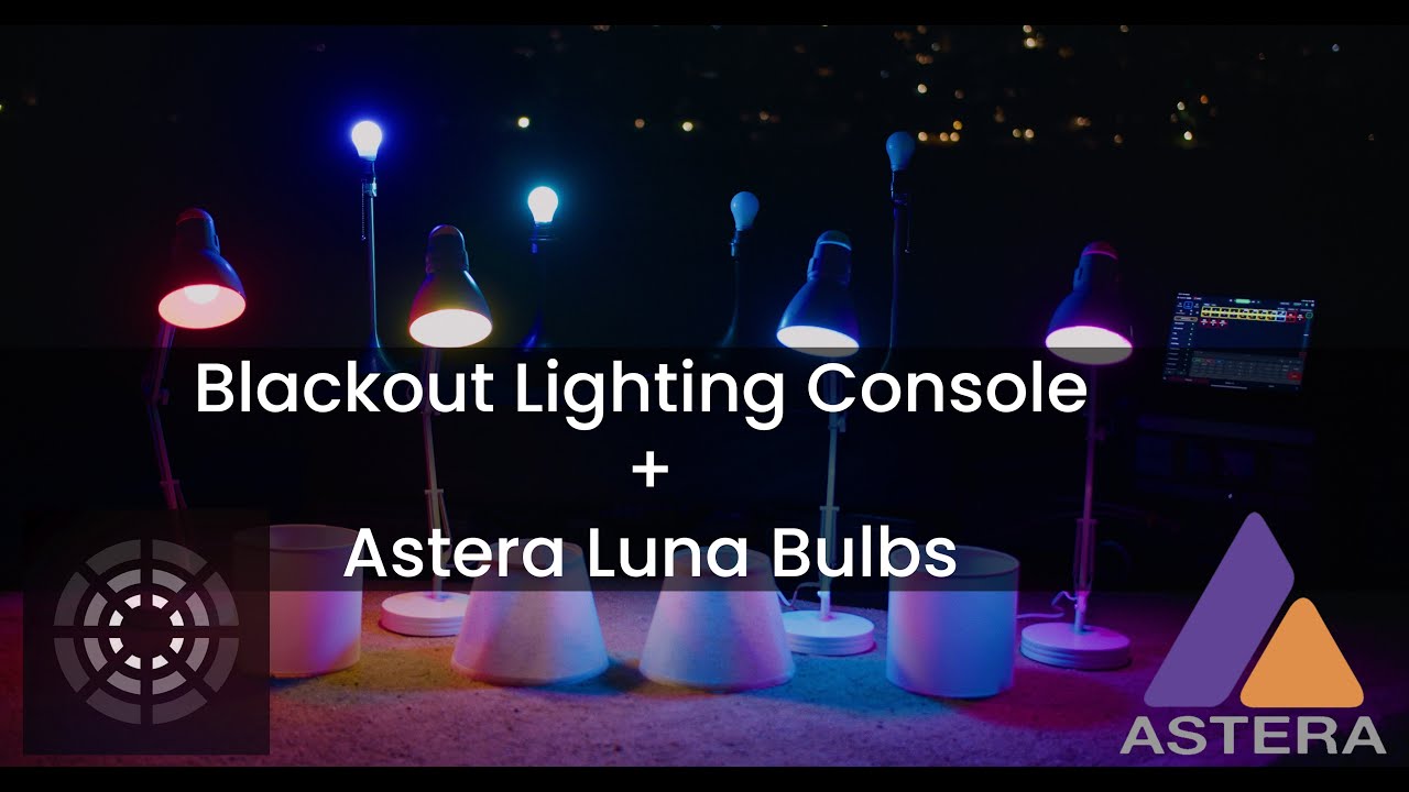 Blackout Lighting Console - Individual Timing Demo