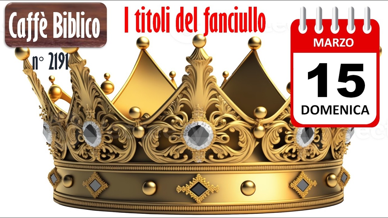 I TITOLI DEL FANCIULLO con il pastore Terry G. Peretti