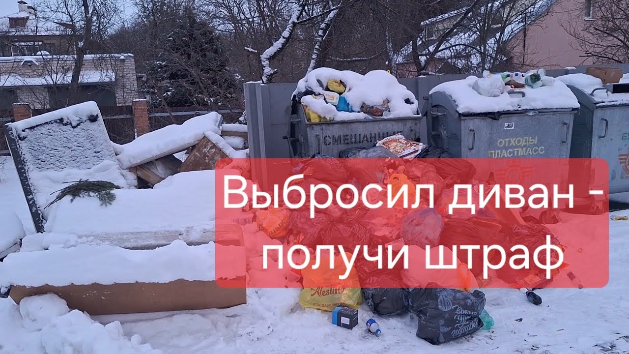 Осторожно на мусорке Вас снимают