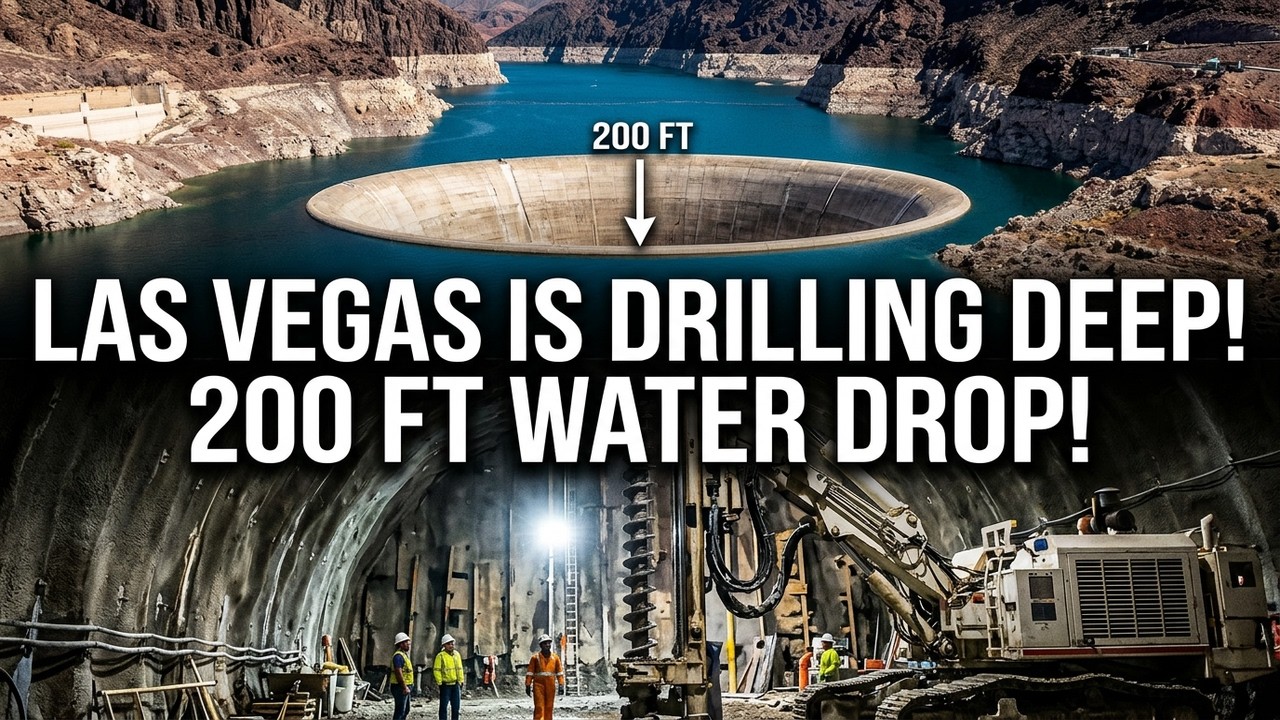 Lake Mead DROPS 200 Feet As Las Vegas DRILLS a Tunnel Under the Lakebed &mdash; $1.34 Billion LIFELINE!?