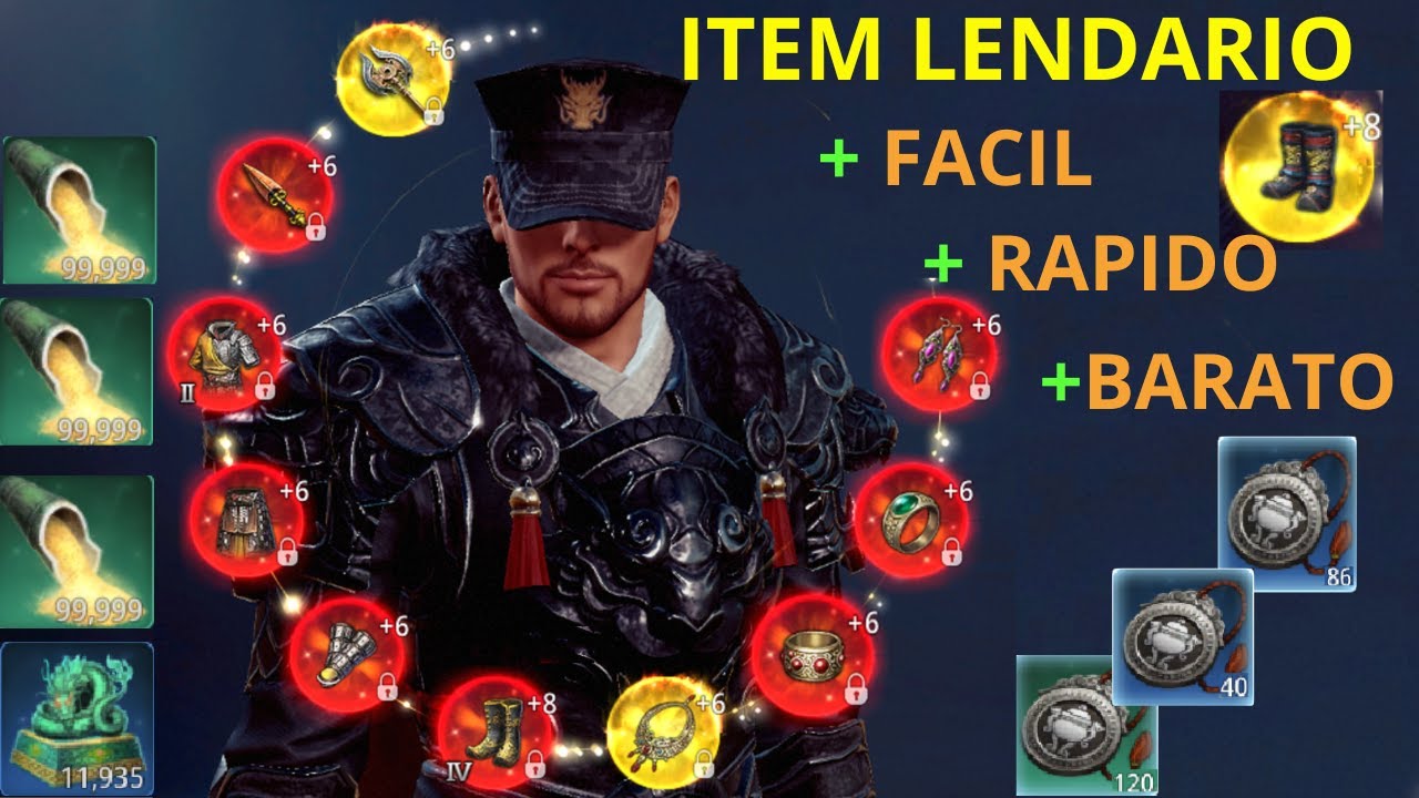 MIR4 - PROJETO 300K F2P COMO CRAFTAR ITEM LENDARIO COM MENOS DE 2K DE GOLD