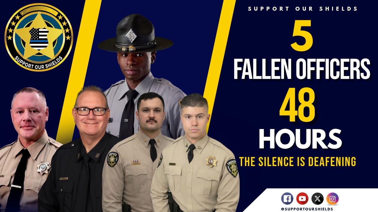 5 Fallen Officers. 48 Hours. The Silence Is Deafening.