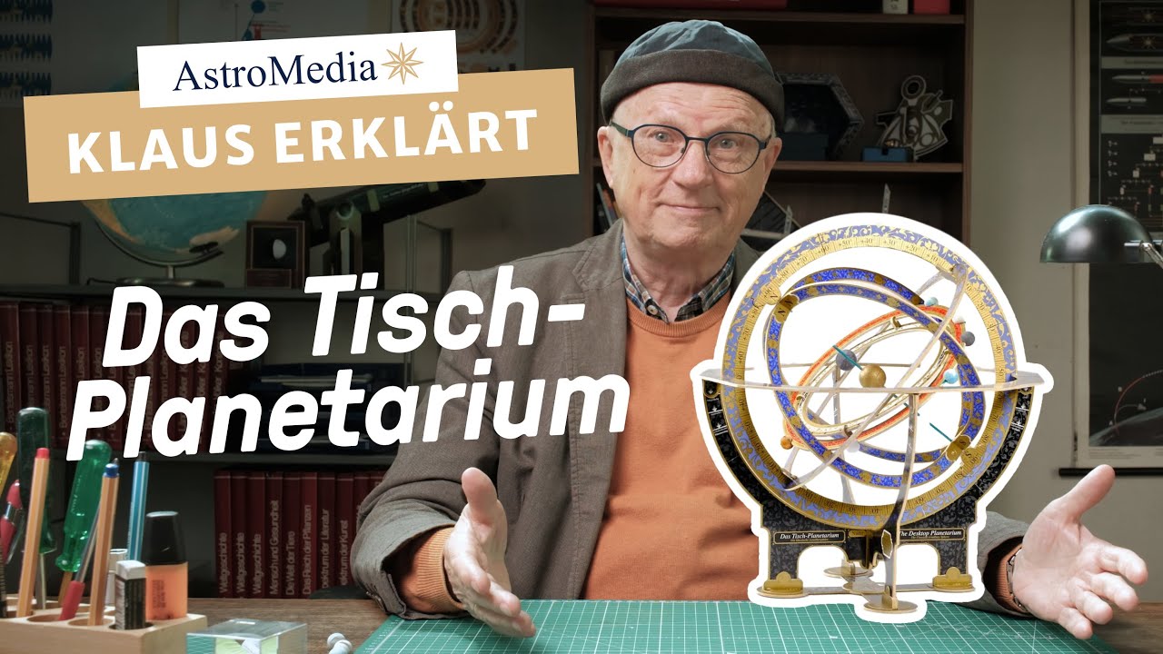 Der HIMMEL auf deinem Tisch | AstroMedia – Klaus erklärt das Tisch-Planetarium