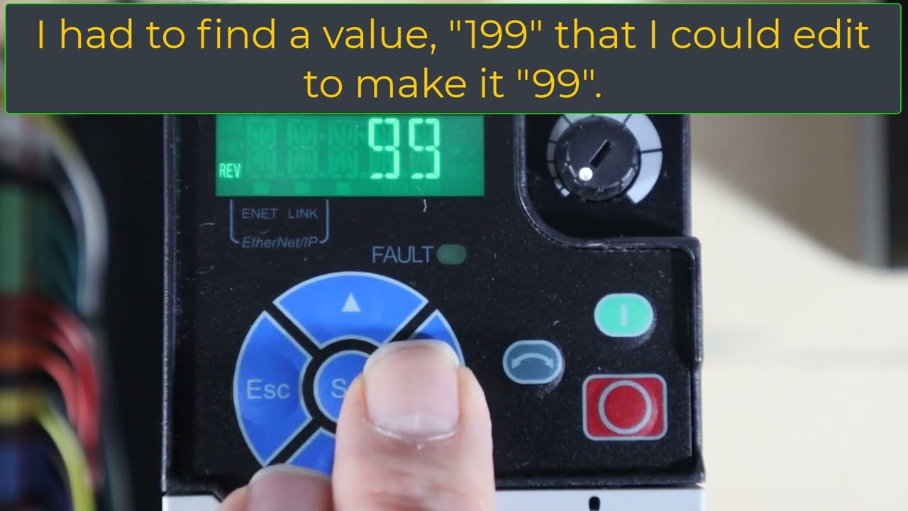 PowerFlex 525 VFD - Manual Ethernet IP Configuration - Hands On