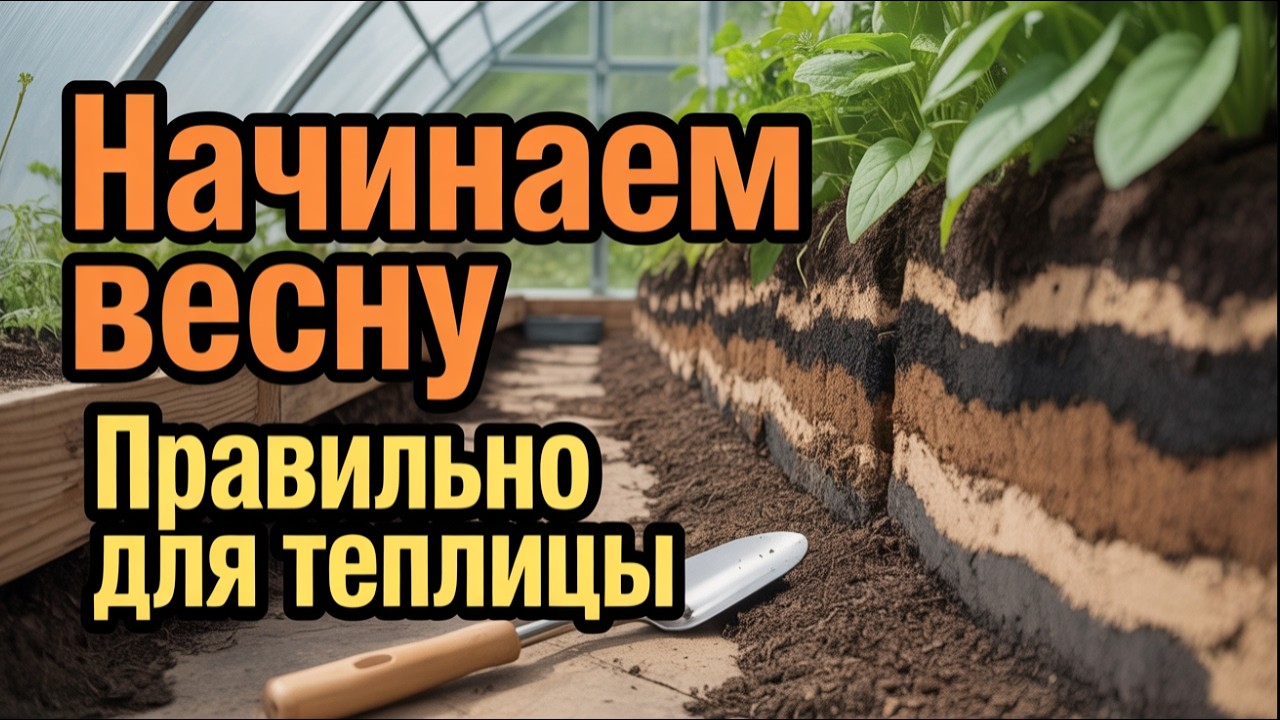 Как Запустить Весну в Теплицу и Разбудить Землю без ошибок