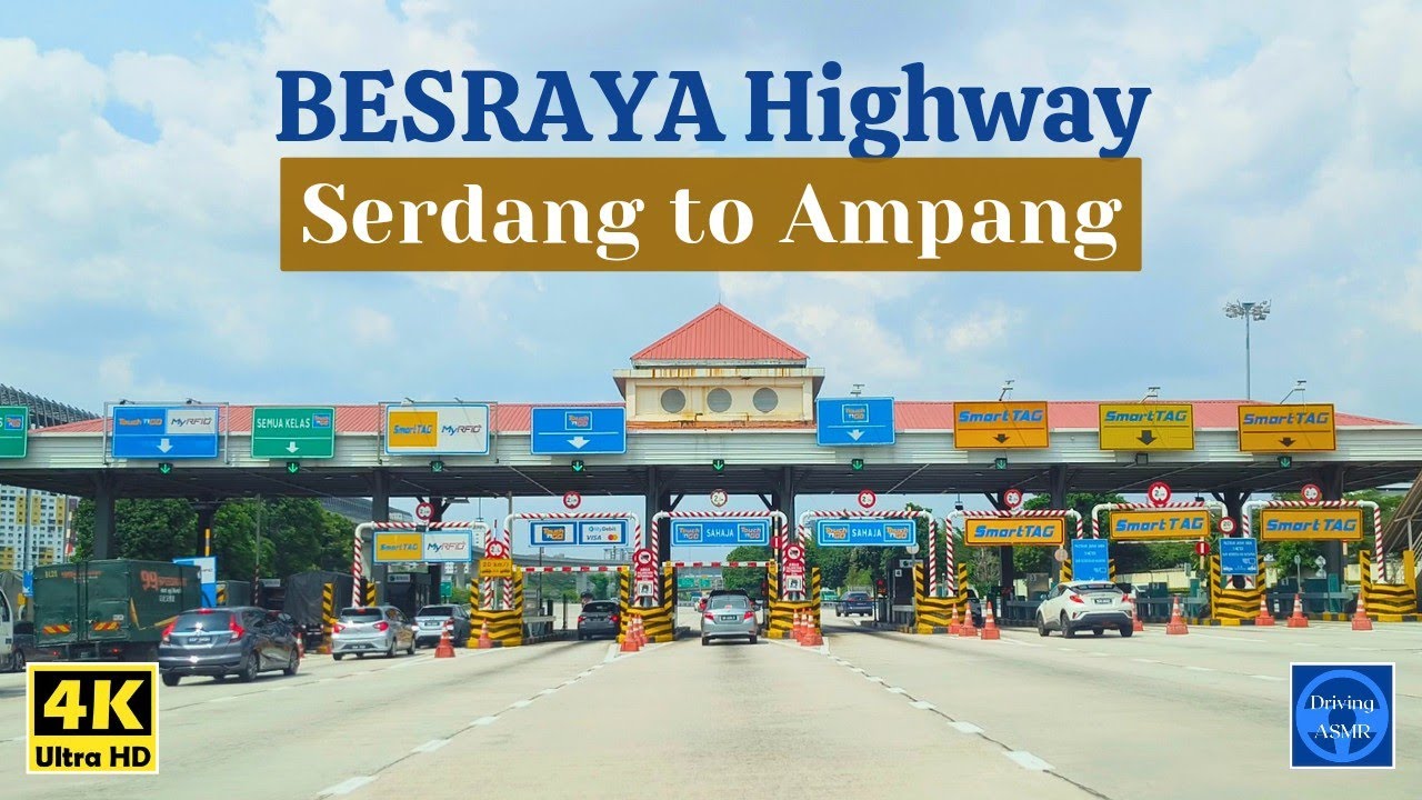 [4K] Besraya Highway [ Part 2/2 ] - the most 'S' curve highway in Malaysia ? | Driving ASMR