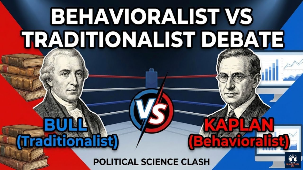 Behavioralist vs Traditionalist Debate — Bull vs Kaplan Explained | UPSC PSIR Optional