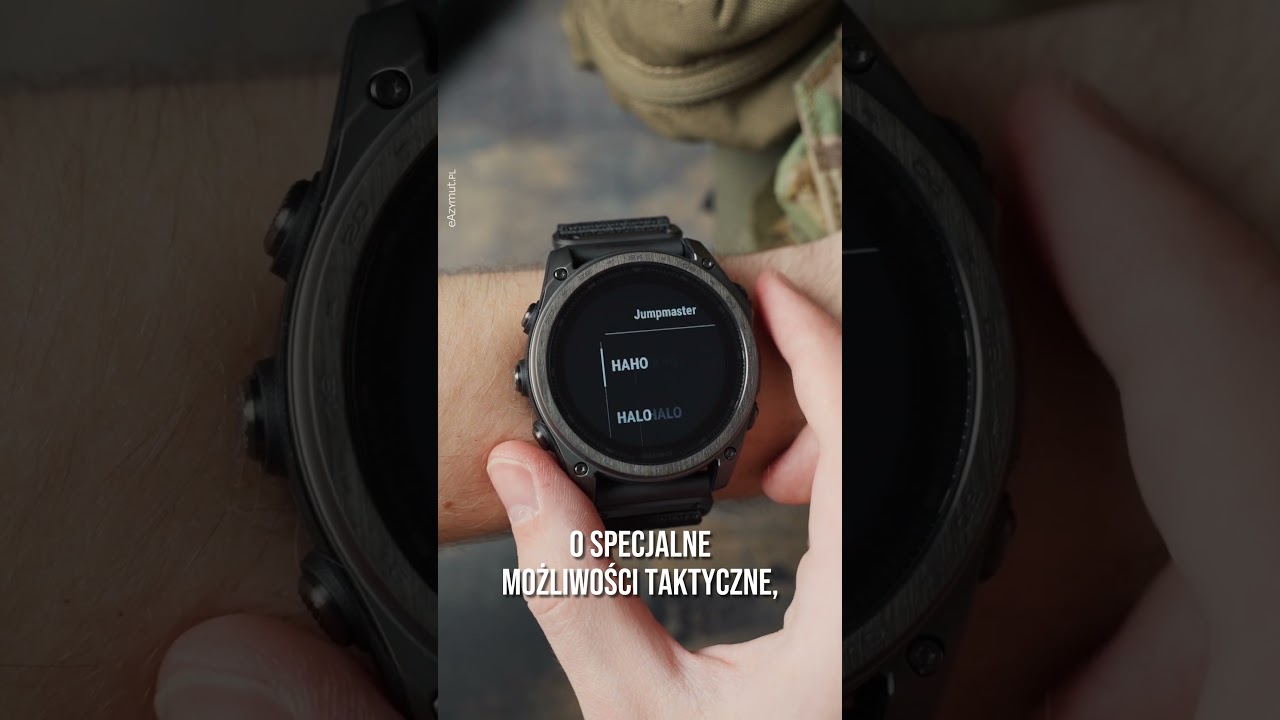 Nowy zegarek do zadań specjalnych - Garmin Tactix 8