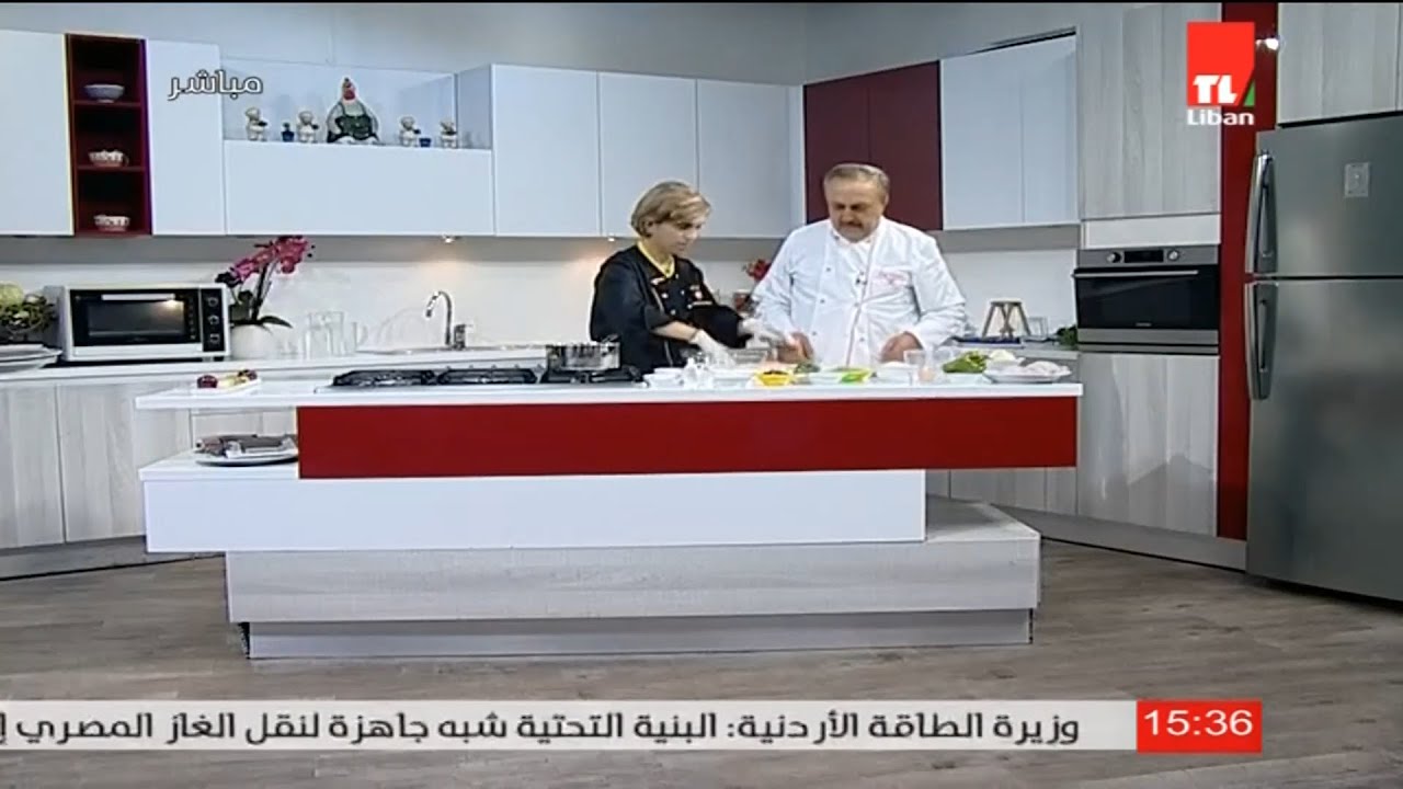 Chef Antoine - Viviane Tele Liban سندويش دجاج بالعجين - زنكل بالعدس