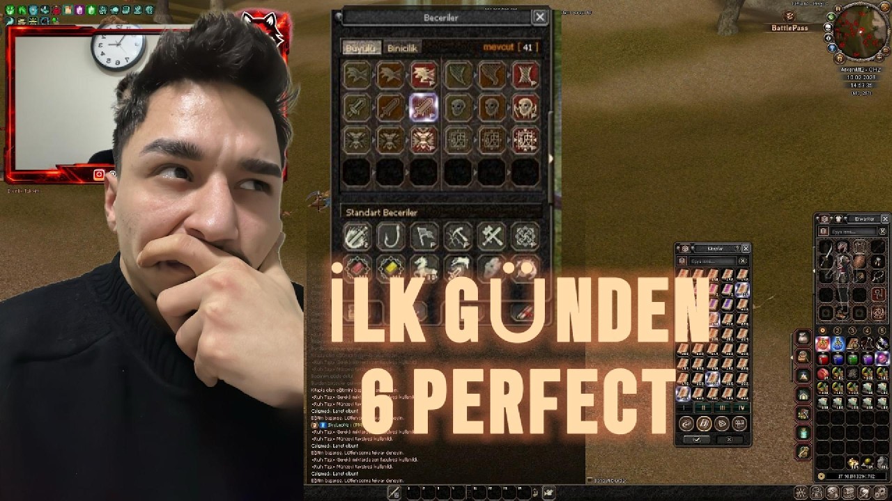 İLK GÜNDEN 6P İLE HASAR UÇUYORRR METİN2 ARKENMT2 #1