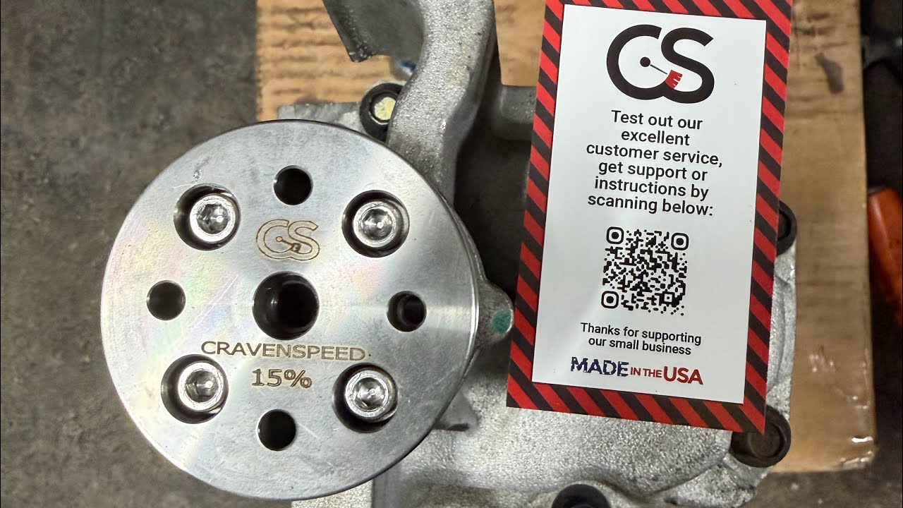 (Part III) R53 Mini Cooper 15% Supercharger Pulley Installation 