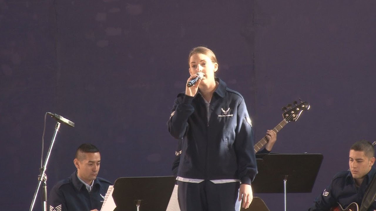沖縄民謡「芭蕉布」米空軍太平洋音楽隊 / 那覇基地エアーフェスタ2014