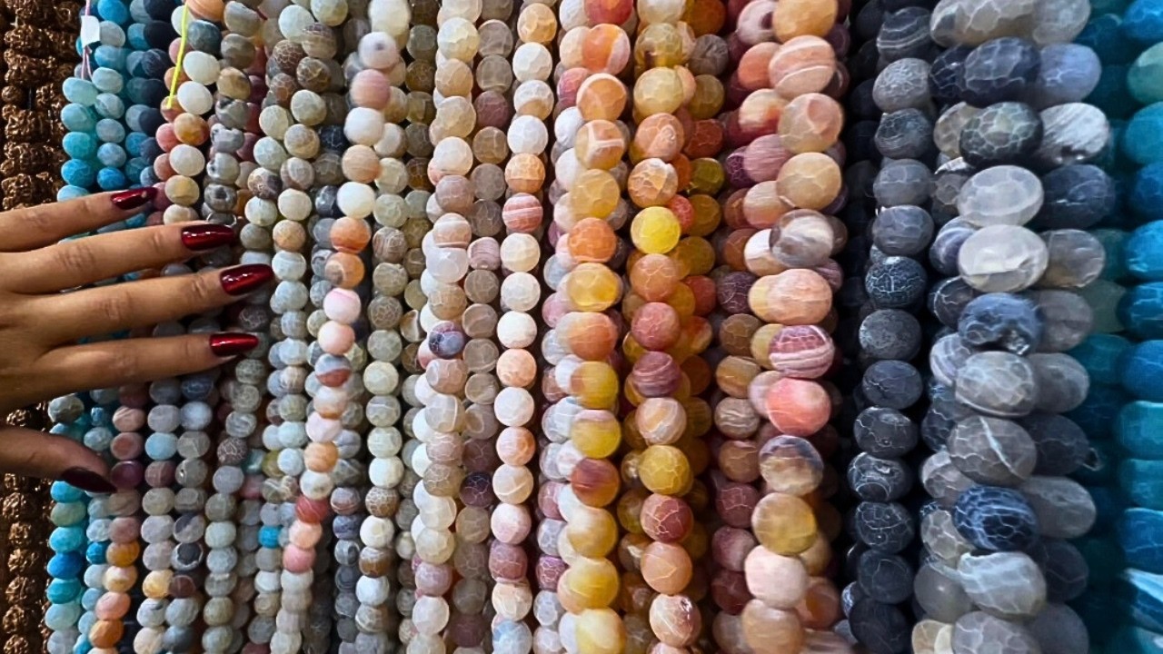 ASMR in a Bead Store 💎 Bead Tapping, Clicking, Mouth Sounds & Relaxing Close-Up Sounds