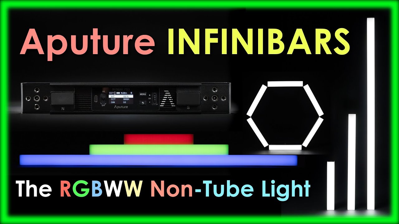 Aputure INFINIBAR RGBWW Linkable Non-Tube Lights Full Review