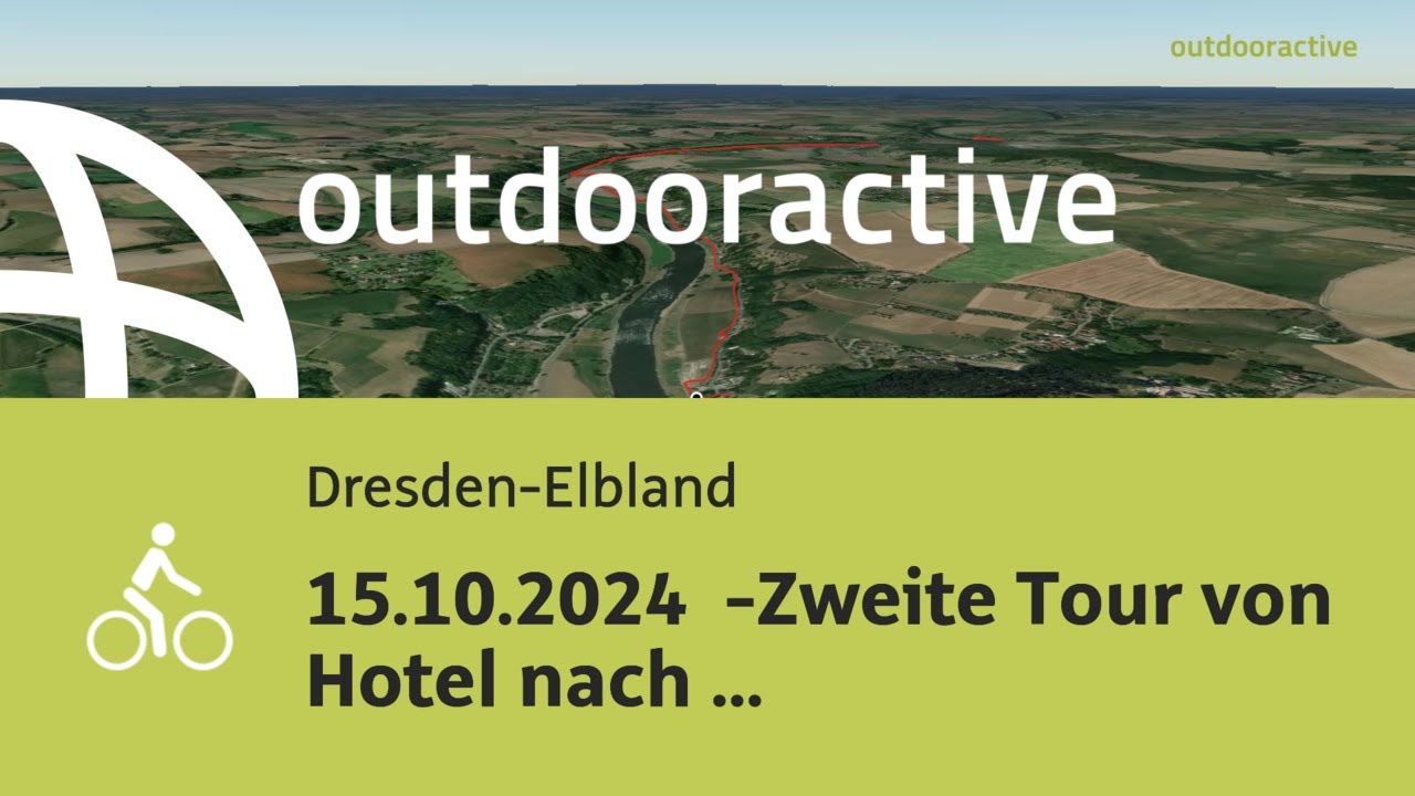 Radtour in Dresden Elbland: 15.10.2024  -Zweite Tour von Hotel nach Weingut Jan Ulrich und Lehmann