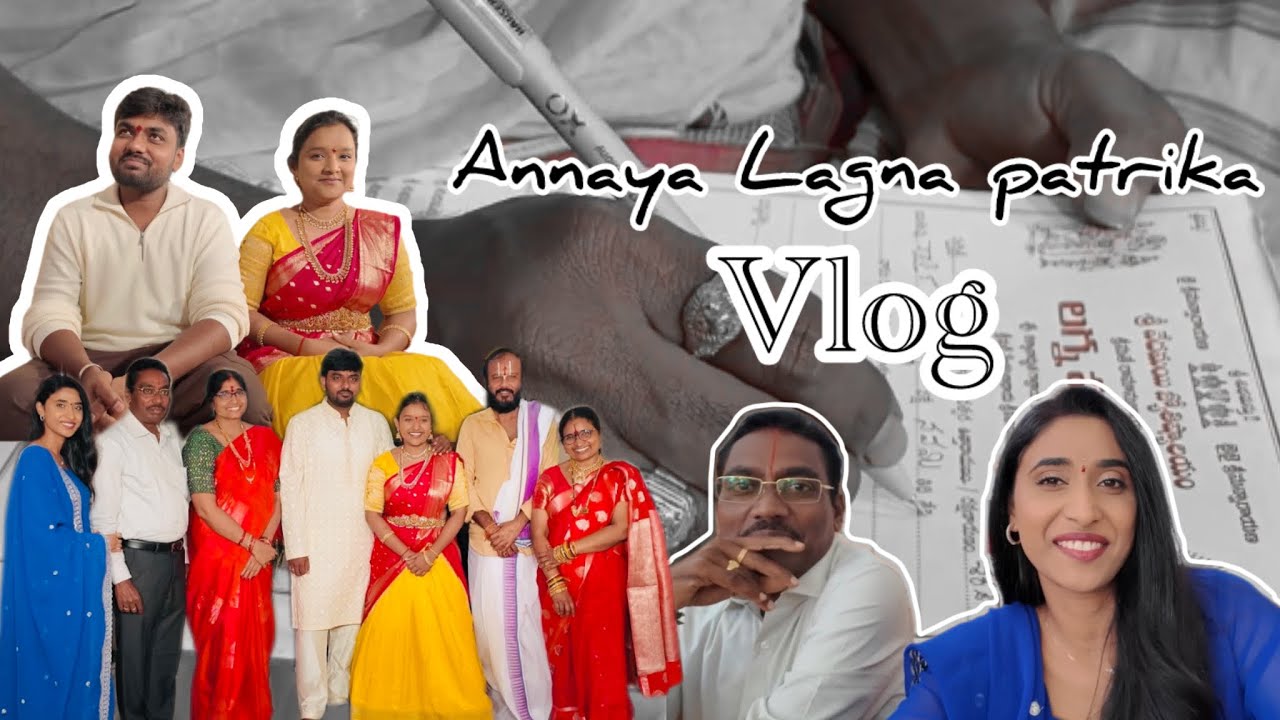 Our First Wedding Vlog 🥹❤️ | Brother’s Lagna Patrika Ceremony | @Nishithathirunagari 