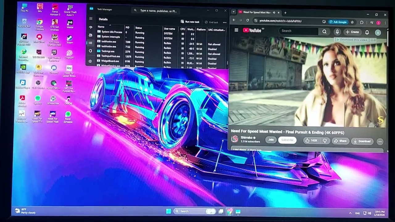 Seargent cross need for speed most wanted screaming EVERYONE has bsod V2