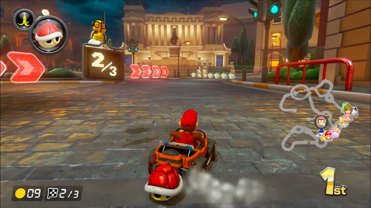 Mario Kart 8 Deluxe: Tour Rome Avanti [1080 HD]