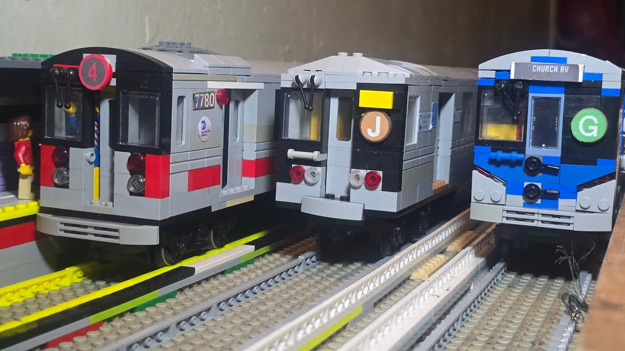 Lego MTA Subway Action! Lego Subway Car action at 23rd Street Station!