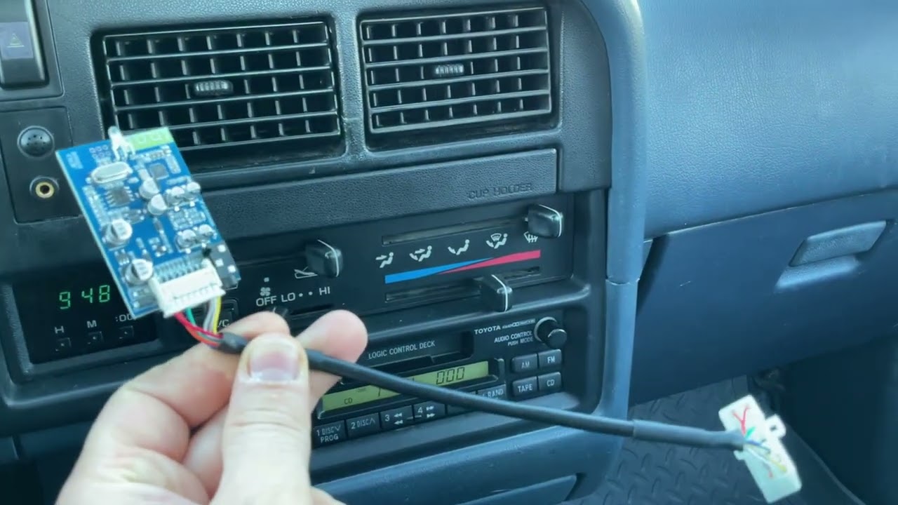 How to Add Bluetooth with Dash Controls and Handsfree Calling to an Old Toyota Radio Cassette Player