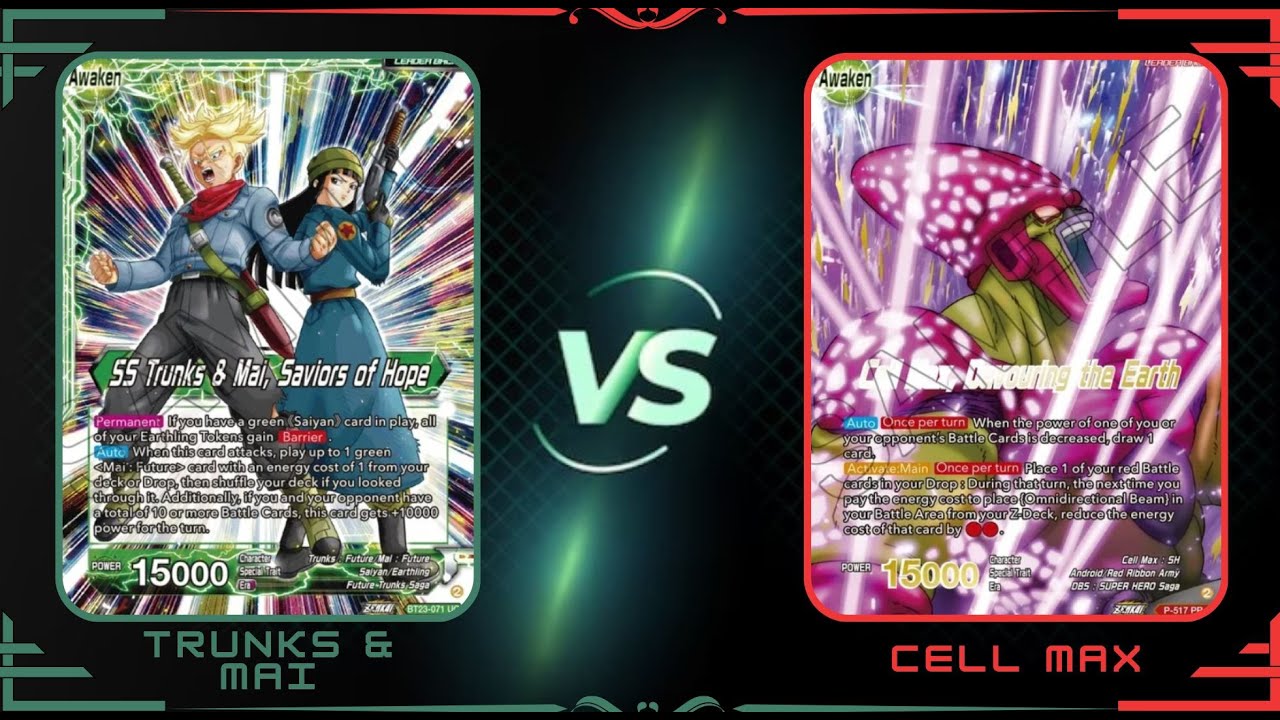Trunks & Mai vs Cell Max : Set 23 DBS Locals
