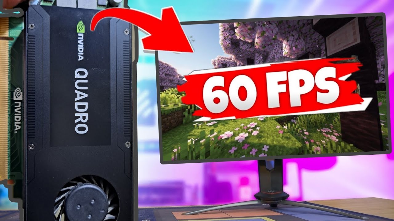 Testing the $20 Quadro K1200 Minecraft GPU