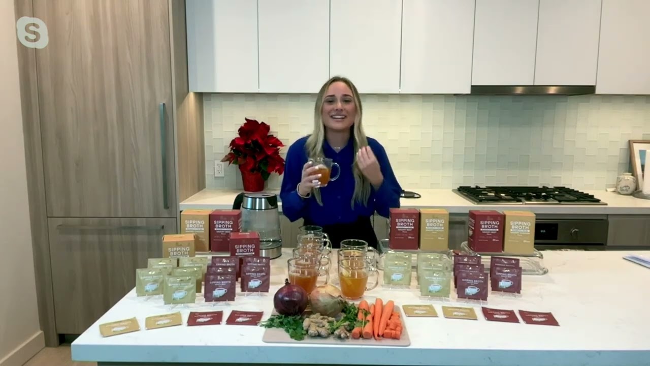 Art of Broth 20-ct Single Serve Steepable Beef or Chicken Sipping Broth on QVC