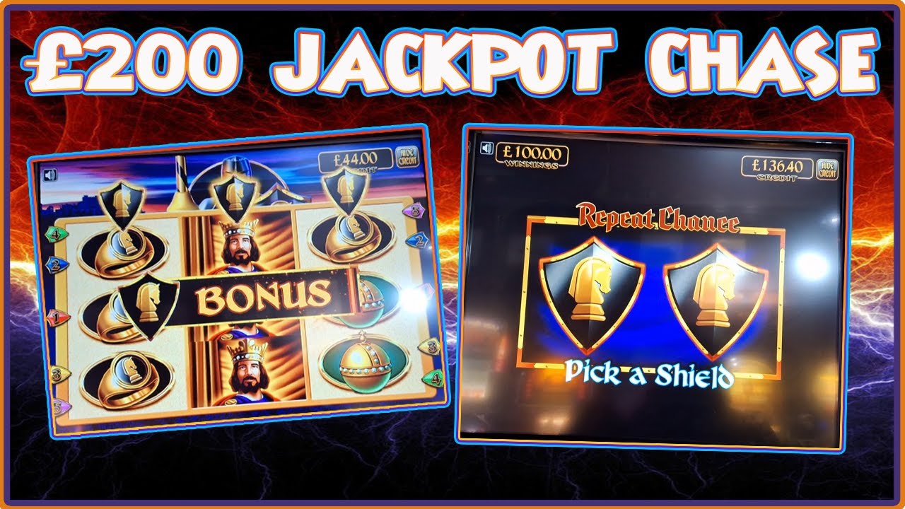 UK SLOTS: £200 BLACK KNIGHT: A Jackpot Worth Chasing!