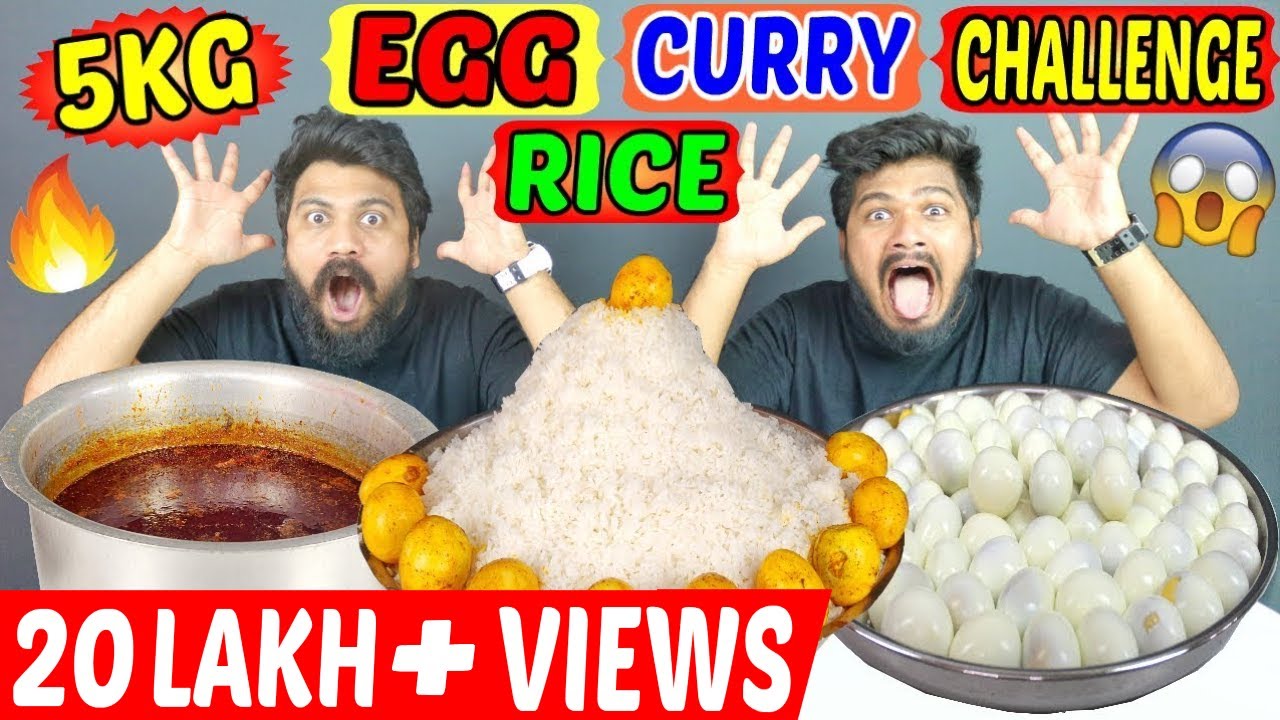 5 KG EGG CURRY RICE EATING CHALLENGE | SPICY CURRY RICE COMPETITION | FOOD CHALLENGE INDIA (Ep-278)