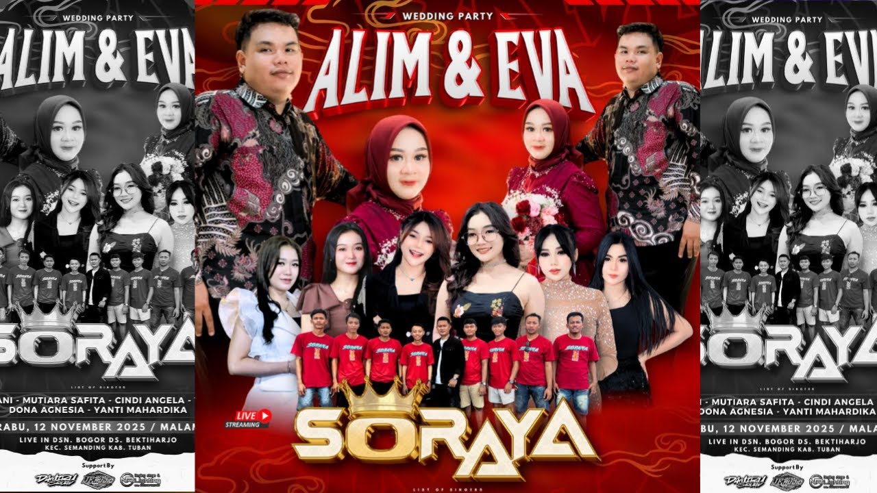 LIVE PERFORM SORAYA MUSIC PIMP. MAS H.BIBI DALAM RANGKA PERNIKAHAN ALIM & EVA JEGONG BOGOR BETIHARJO