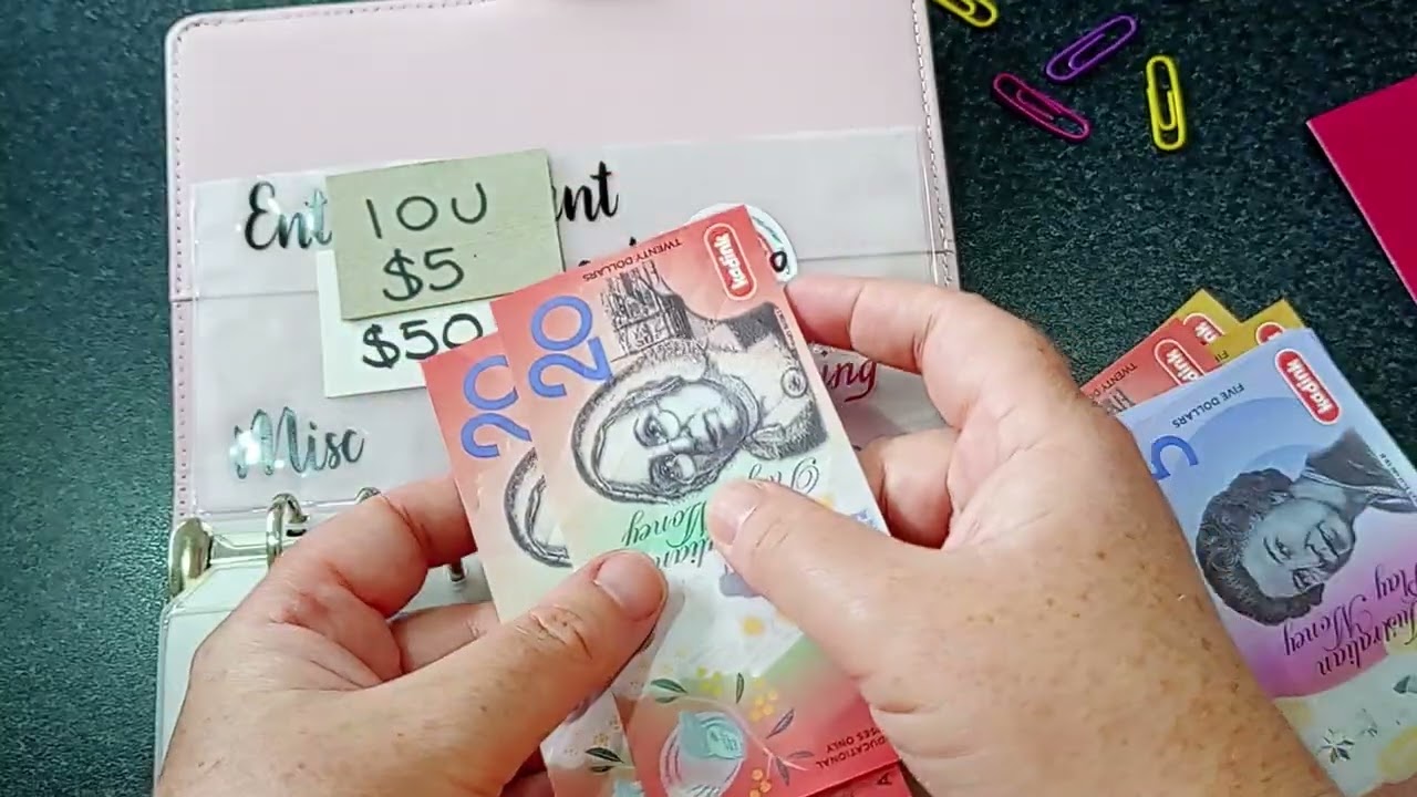 March 2026 Week 4 ~ Oakkey's Kitchen Table ~ Aussie Cash Stuffing ~ Planning the Week on Pay Day 
