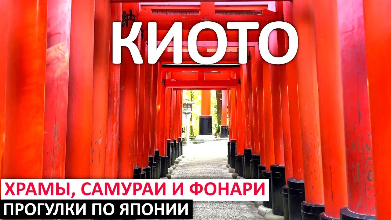 ЯПОНИЯ: КИОТО ЗА 24 ЧАСА: УТРО В ХРАМЕ ФУСИМИ ИНАРИ И ВЕЧЕР В ОГНЯХ ФОНАРЕЙ #япония #киото #храм