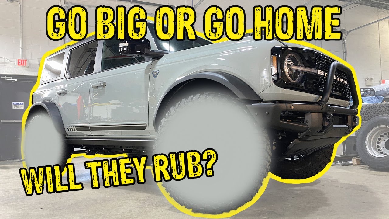 MLO's 2021 Ford Bronco First Edition Sasquatch Package Gets New Wheels And Tires!