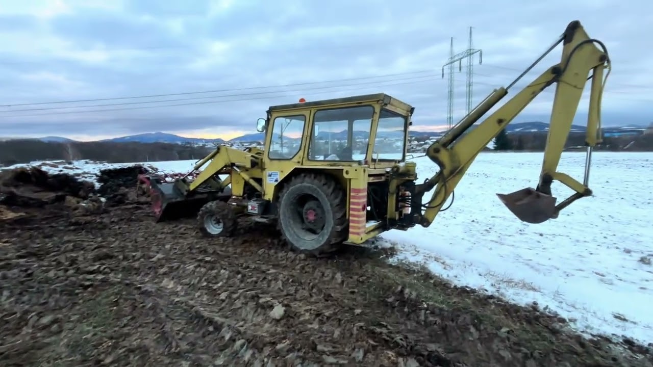 Uhrnování hnoje Ostrowek k-162 #agro 