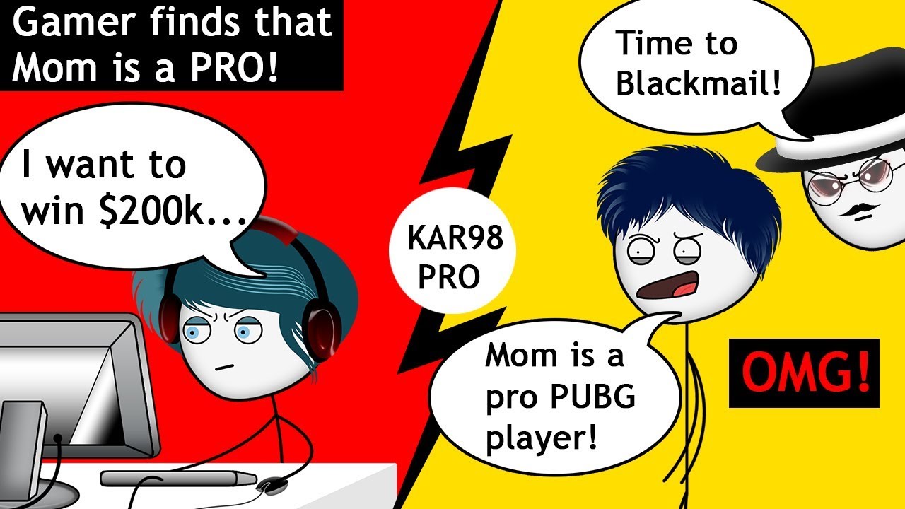 When a gamer finds out that his Mom is a PRO PUBG player