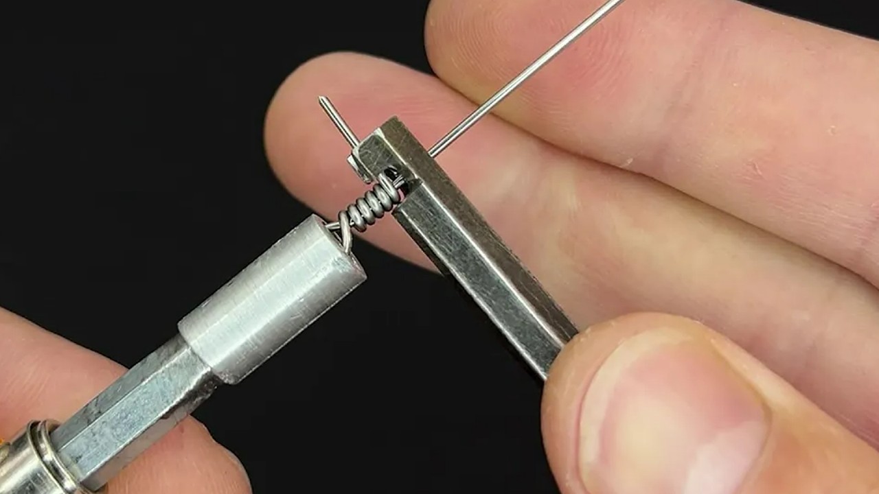 Check out this incredible device, Wire bender for making lures