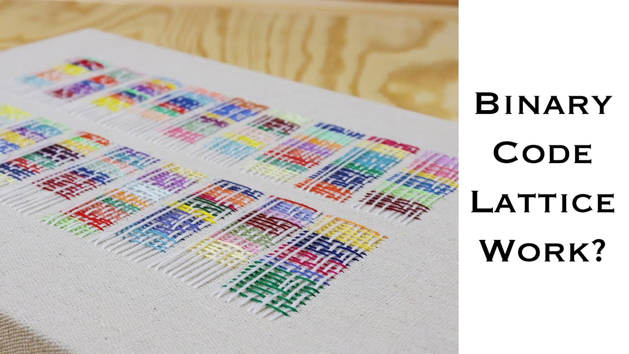 Can I Hide a Secret Message in Embroidery??