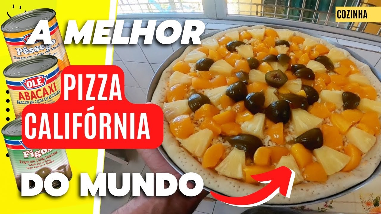 CALIFÓRNIA | FAÇA em CASA essa PIZZA DELICIOSA!