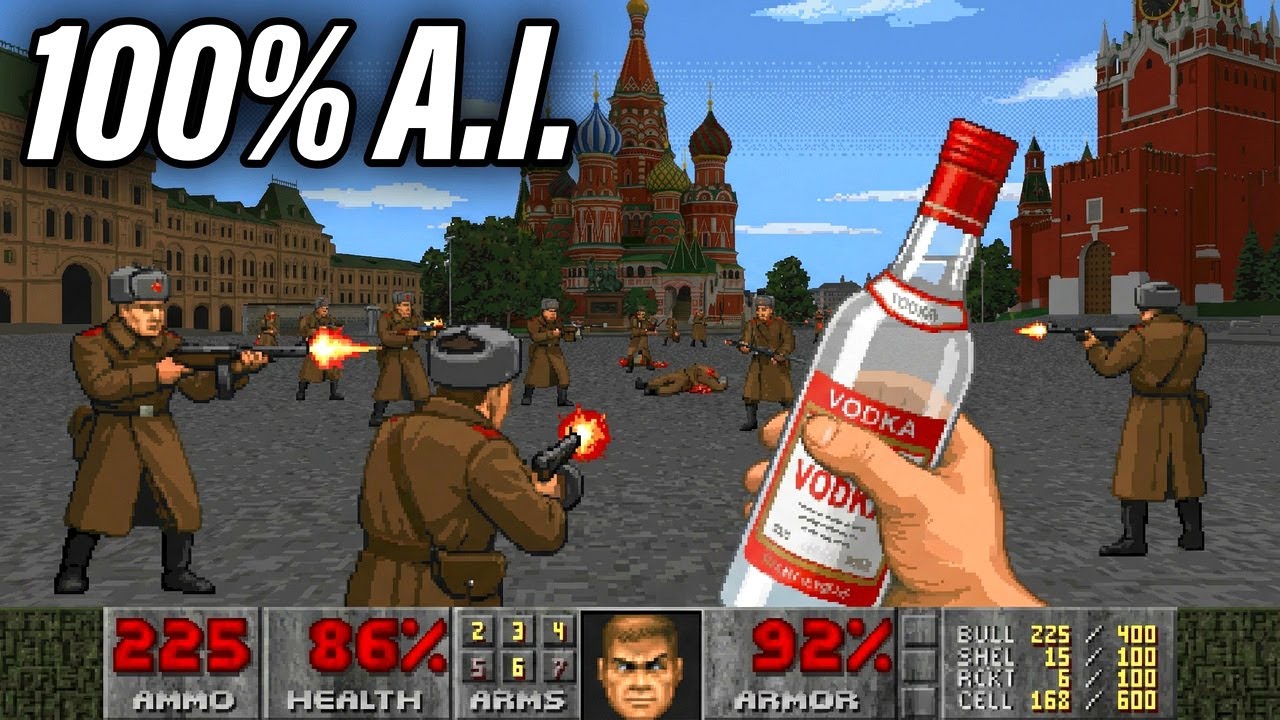 History of Russia as a Doom Game (A.I. Video)