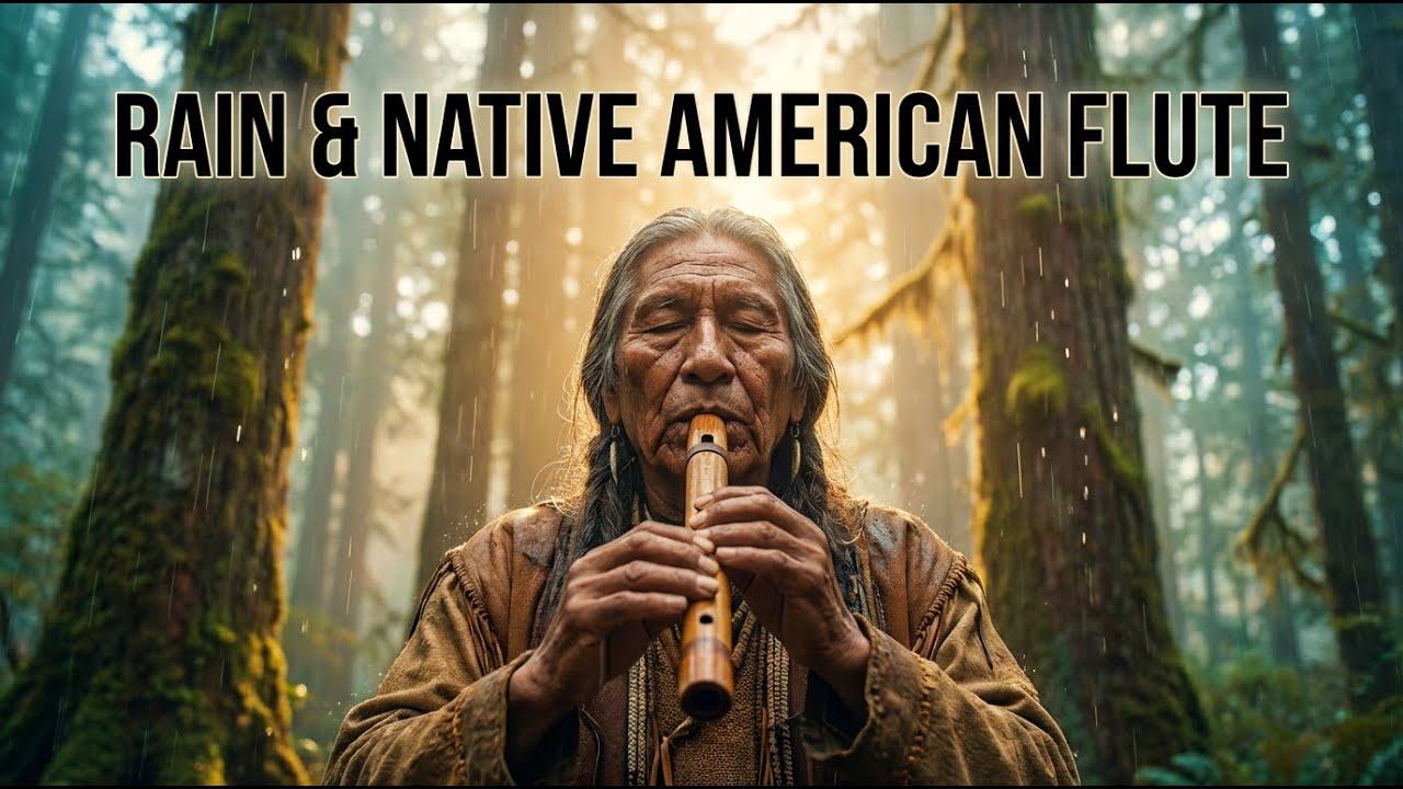 Sacred Native American Flute with Rain – Peaceful Sleep Music for Inner Healing (3 Hours)