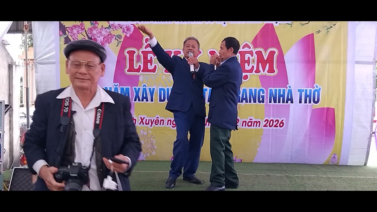 Ba Quan Mời Trầu biểu diễn Trọng thẩm kỷ niệm 10 năm Tân Trang nhà thờ Nguyễn Trọng .Ninh Giang 2026