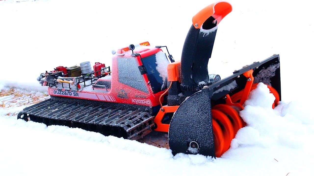 RC ADVENTURES - AMAZiNG 3D Printed Snow Blower - Tree Branch Clog - MUST SEE!