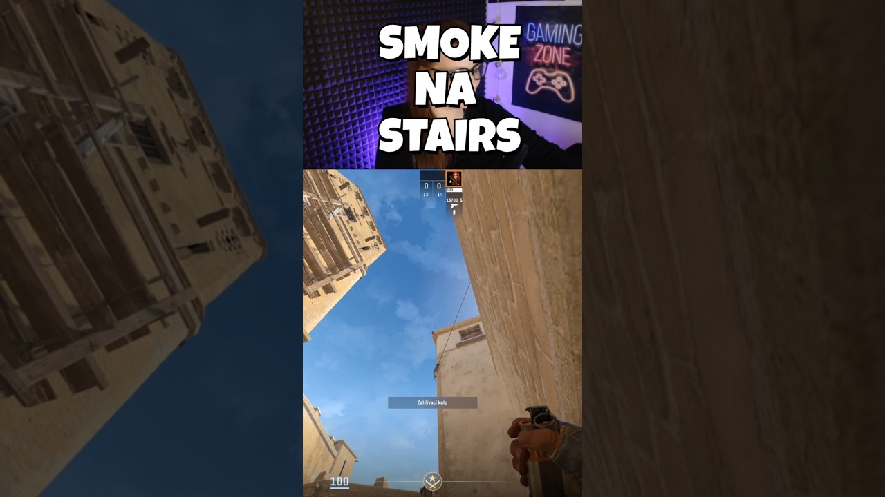 MIRAGE T SMOKE na STAIRS 🙂 JUMPTHROW 