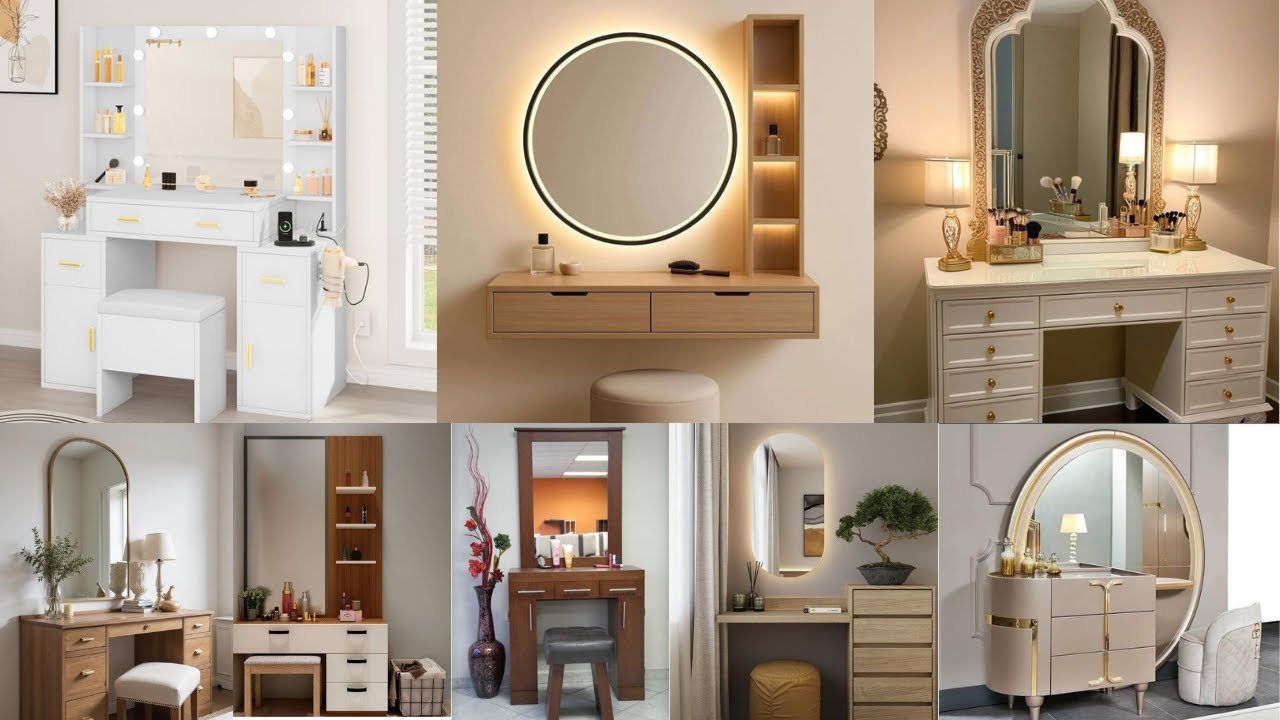 Trending Dressing Table Unit Designs 2026||Luxury Dressing Table for bedrooms||WOODEN STYLE dressing