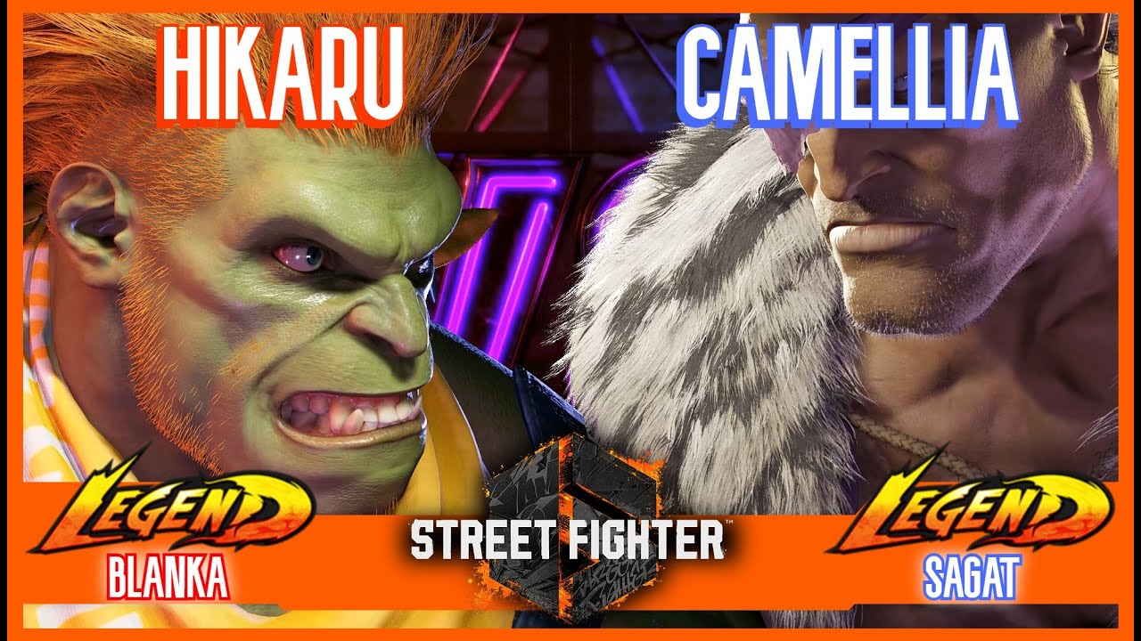 SF6 Match ♦ HIKARU (Blanka) 🆚 CAMELLIA (Sagat) ♦ High level matches