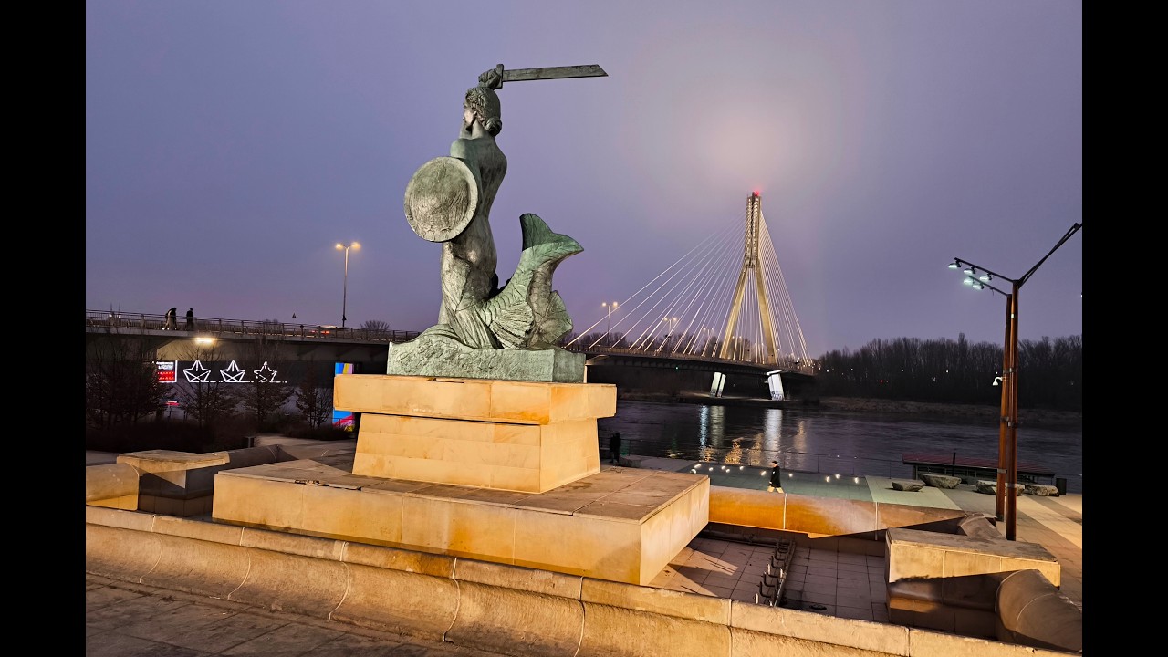 Прогулка по вечерней Варшаве